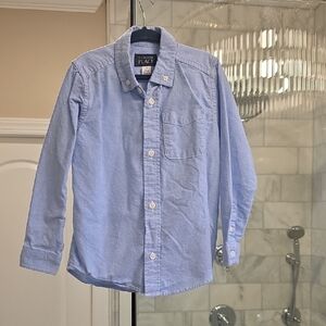 The Children's Place Light Blue Button-Down Shirt - Casual Long Sleeve